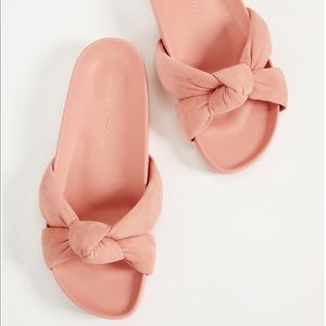 Loeffler Randal Gertie Slides in Melon Sz 8